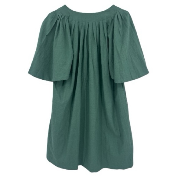 Tuckernuck Pomander Place Finley Flutter Sleeve Dress Celadon Green Size Medium - Picture 4 of 8